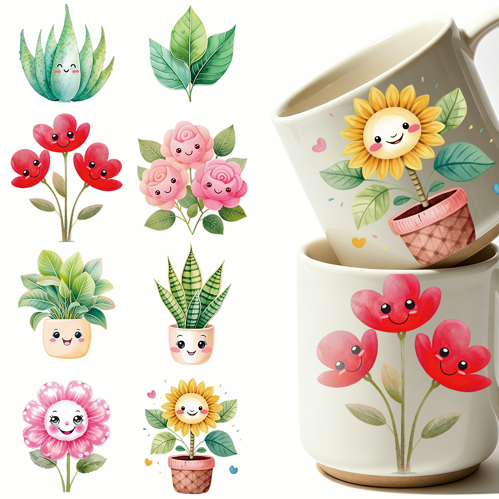 8pcs Aloe Vera Sunflower UV DT - Aloe Vera Pot 评论和价格