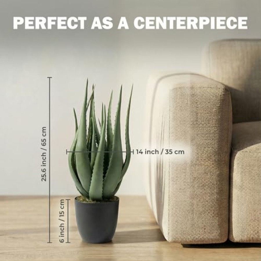 Large Potted Artificial Aloe V - Aloe Vera Pot 评论和价格