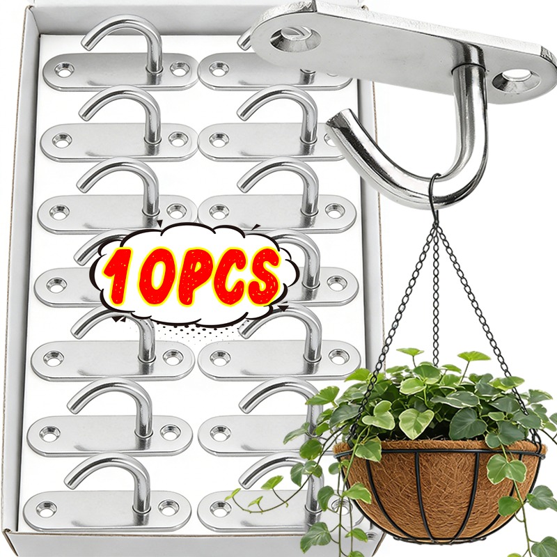 10/1pcs Heavy Duty J Hooks Sta - Spider Plant Hanging 评论和价格