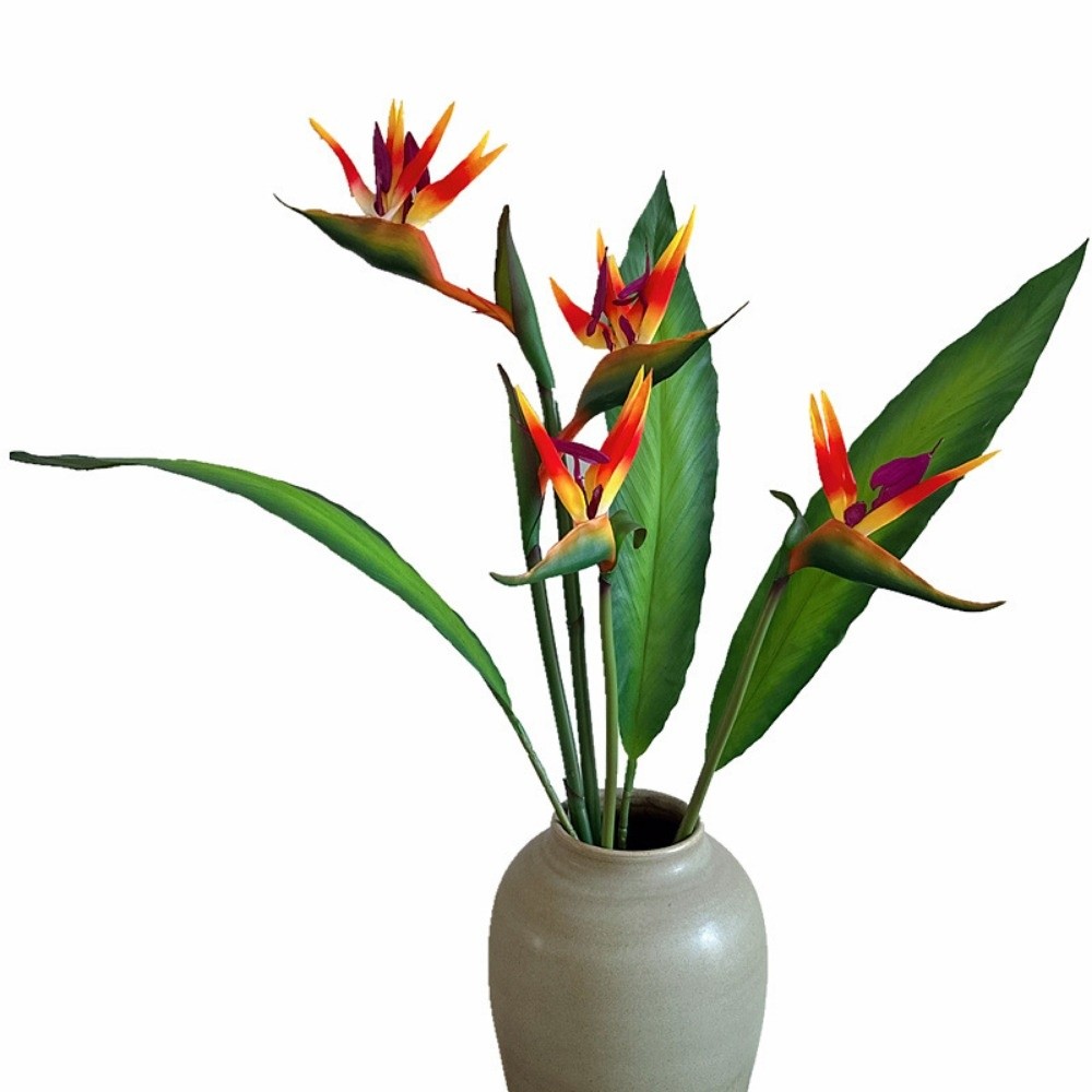New Long Stem Artificial Bird  - Bird Paradise Strelitzia 评论和价格