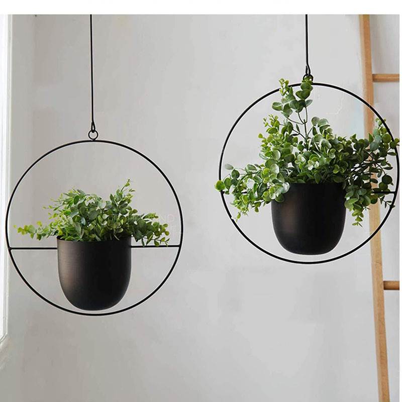 Hanging Iron Art Plant Pots Ba - Spider Plant Hanging 评论和价格