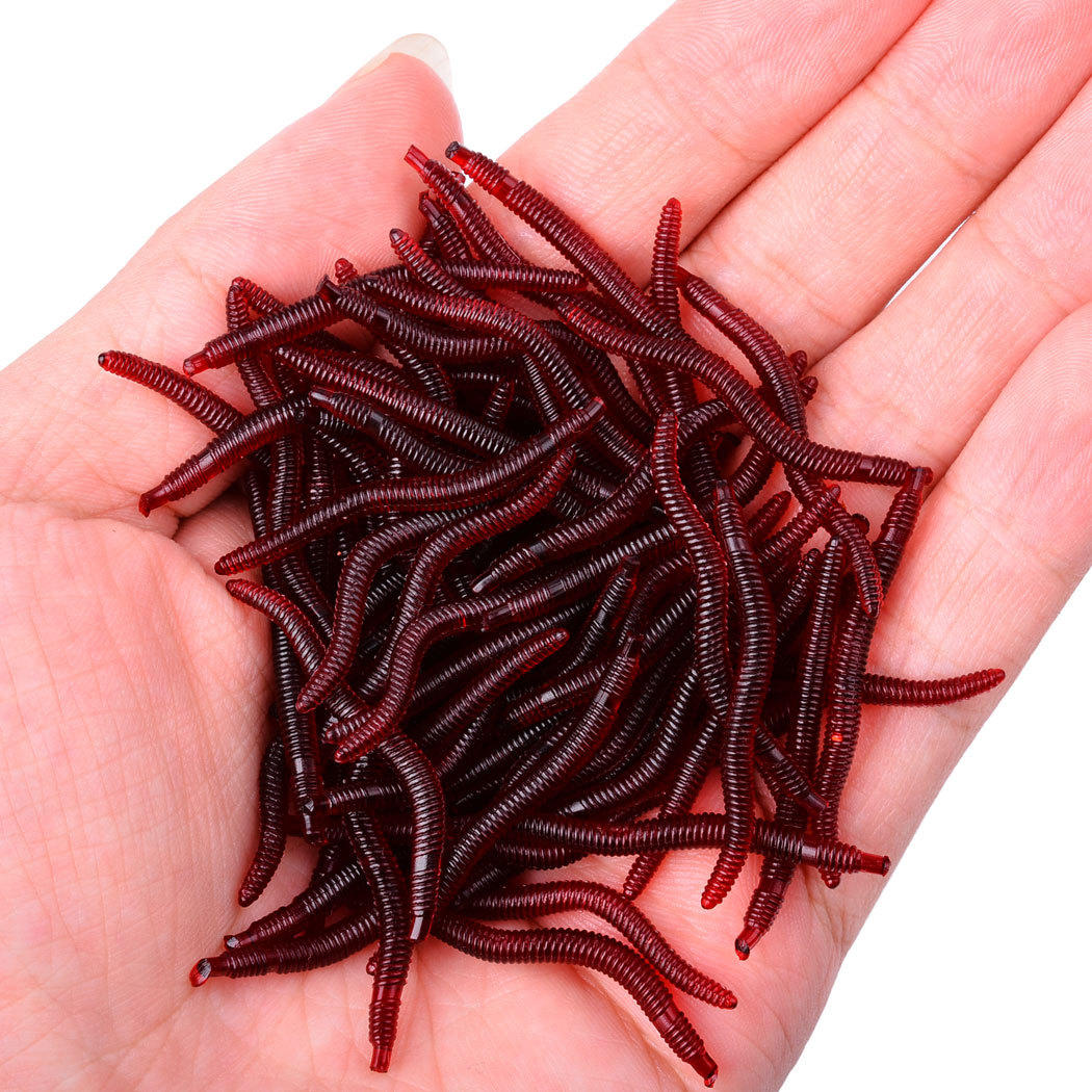 20PCS-100PCS 3.5cm 0.15g Soft  - Aglaonema Red 评论和价格