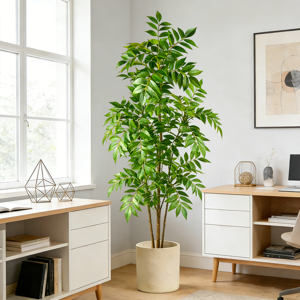76-140cm Artificial Rubber Tre - Dracaena Marginata 评论和价格