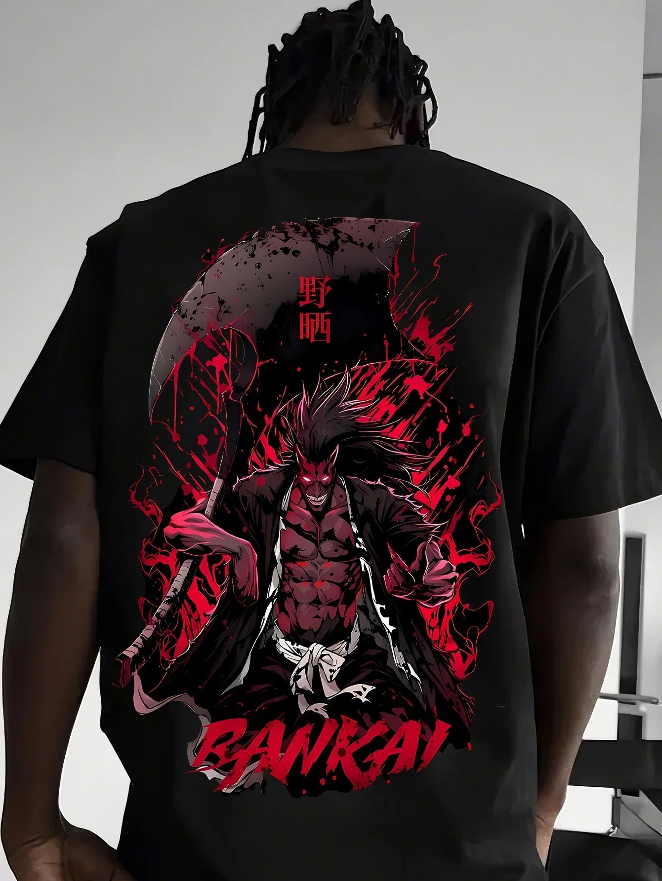2026 BLEACH Kenpachi T-shirt A - Aglaonema Red 评论和价格