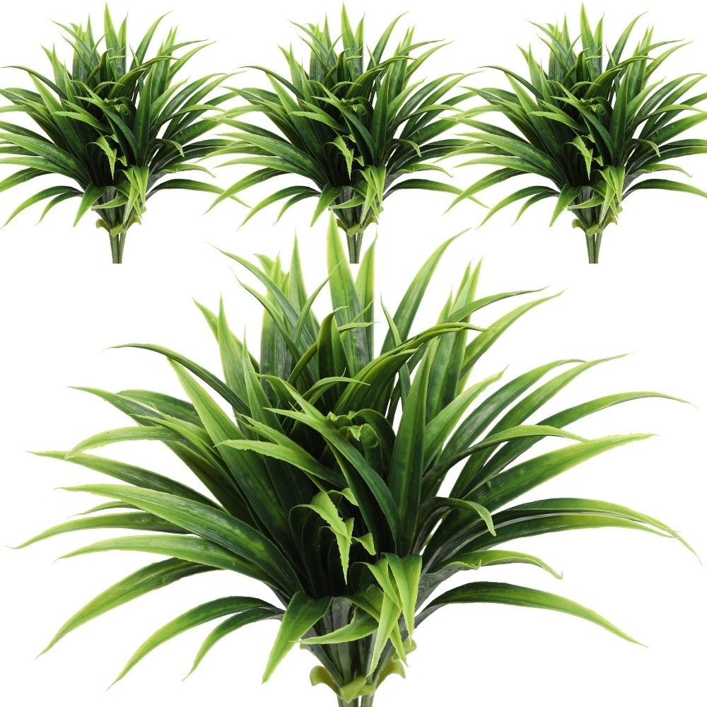 Realistic 42cm Artificial Orch - Spider Plant Hanging 评论和价格