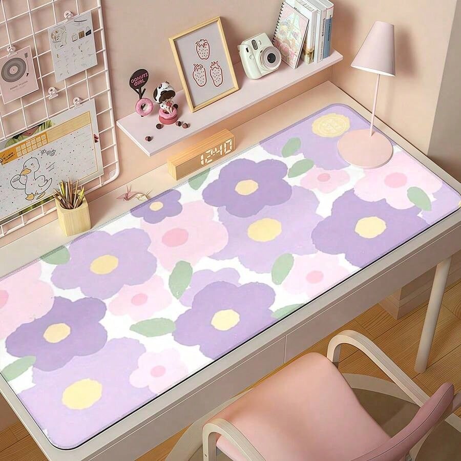 Purple Flower Mouse Pad - Larg - Tradescantia Purple 评论和价格