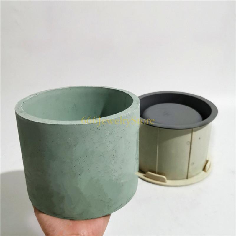 F2TD Large Round Concrete Flow - Echeveria Succulent 评论和价格