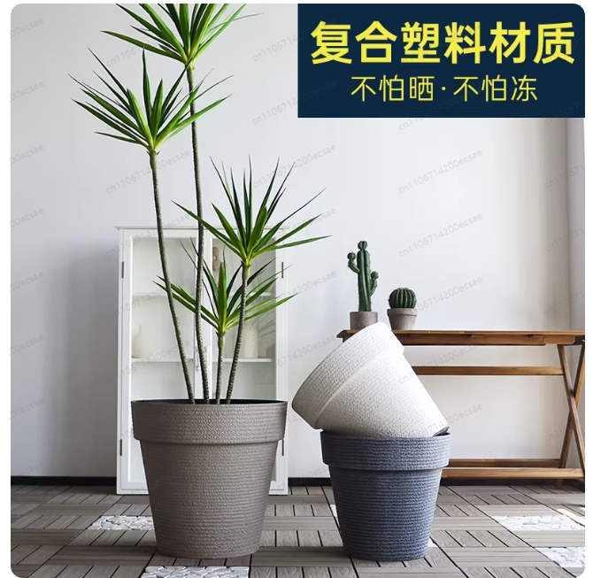 （just One）40x37cm Faux Ceramic - Aloe Vera Pot 评论和价格