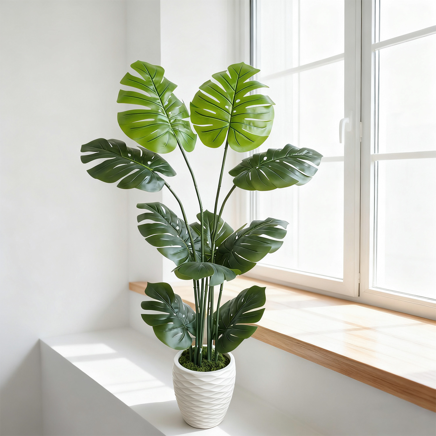 140Cm/4.6Ft Artificial Monster - Dracaena Marginata 评论和价格