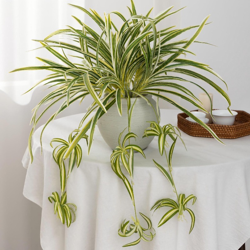 Artificial Spider Plant Chloro - Spider Plant Hanging 评论和价格